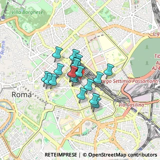 Mappa Via Rattazzi, 00185 Roma RM, Italia (0.567)