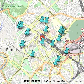 Mappa Via Rattazzi, 00185 Roma RM, Italia (1.056)