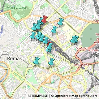 Mappa Via Rattazzi, 00185 Roma RM, Italia (0.812)