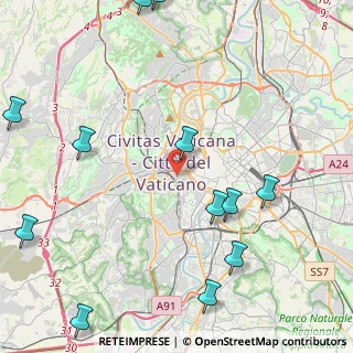 Mappa Via delle Fornaci, 00165 Roma RM, Italia (6.2625)