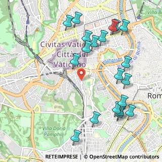 Mappa Via delle Fornaci, 00165 Roma RM, Italia (1.303)