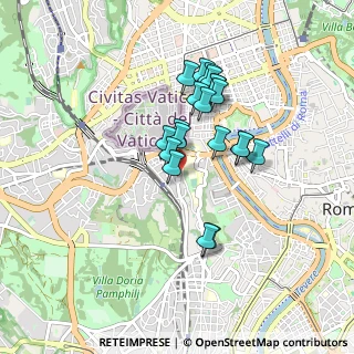 Mappa Via delle Fornaci, 00165 Roma RM, Italia (0.7545)