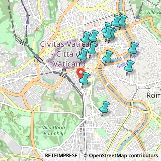 Mappa Via S. Liberio, 00165 Roma RM, Italia (1.11143)