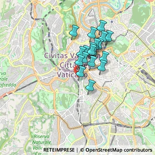 Mappa Via delle Fornaci, 00165 Roma RM, Italia (1.44579)