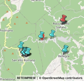 Mappa Via della Frazione Vadocanale, 00030 Bellegra RM, Italia (2.2315)
