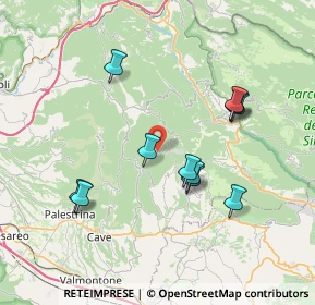 Mappa Via della Frazione Vadocanale, 00030 Bellegra RM, Italia (7.53182)