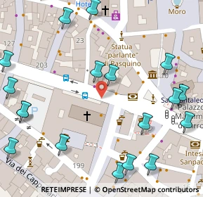 Mappa P.za della Cancelleria, 00186 Roma RM, Italia (0.1005)