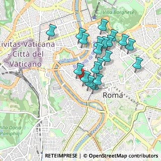 Mappa Vicolo dell'Aquila, 00186 Roma RM, Italia (0.8815)