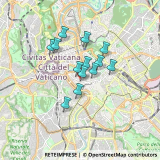 Mappa Via della Cuccagna, 00186 Roma RM, Italia (1.38077)