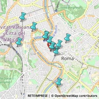 Mappa Via della Cuccagna, 00186 Roma RM, Italia (0.75917)