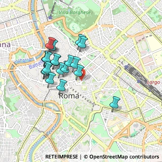 Mappa Via XXIV Maggio, 00184 Roma RM, Italia (0.8635)