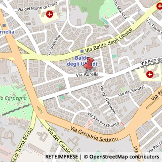 Mappa Via Aurelia,  338, 00165 Roma, Roma (Lazio)