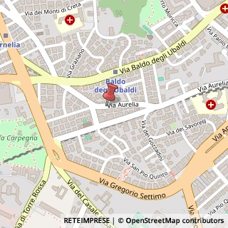 Mappa Via Aurelia, 385, 00165 Roma, Roma (Lazio)