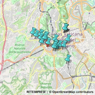 Mappa Via della Madonna del Riposo, 00165 Roma RM, Italia (1.27)