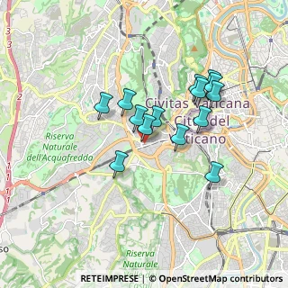 Mappa Via della Madonna del Riposo, 00165 Roma RM, Italia (1.54714)