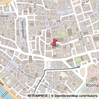 Mappa Via dei Cestari, 16/17/18, 00186 Roma, Roma (Lazio)