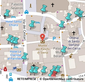 Mappa Via della Pigna, 00186 Roma RM, Italia (0.1015)