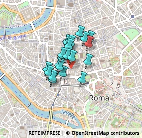 Mappa Vicolo delle Ceste, 00186 Roma RM, Italia (0.2835)