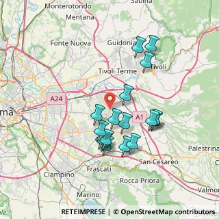 Mappa Via Castellafiume, 00132 Roma RM, Italia (6.90235)