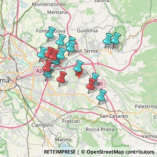 Mappa Via Castellafiume, 00132 Roma RM, Italia (6.99737)