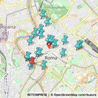 Mappa Vicolo Doria, 00186 Roma RM, Italia (0.8885)