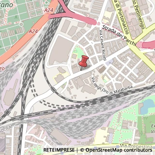 Mappa Via di Casal Bertone, 99, 00159 Roma, Roma (Lazio)