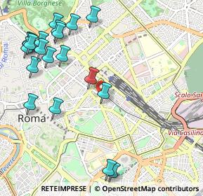 Mappa Piazza di S. Maria Maggiore, 00186 Roma RM, Italia (1.3925)