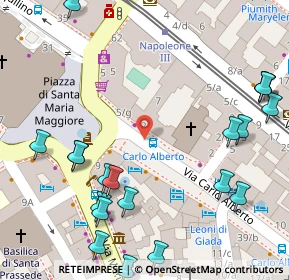 Mappa Piazza di S. Maria Maggiore, 00186 Roma RM, Italia (0.0945)