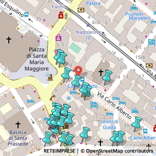 Mappa Piazza di S. Maria Maggiore, 00186 Roma RM, Italia (0.072)