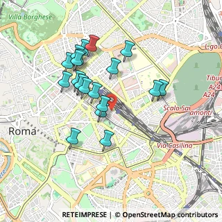 Mappa Via Turati Filippo, 00185 Roma RM, Italia (0.8805)