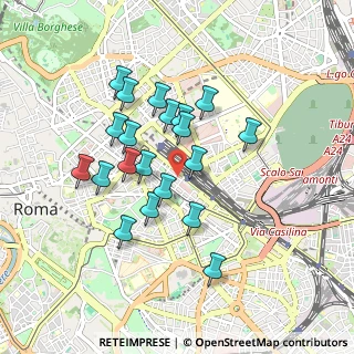 Mappa Via Turati Filippo, 00185 Roma RM, Italia (0.8205)