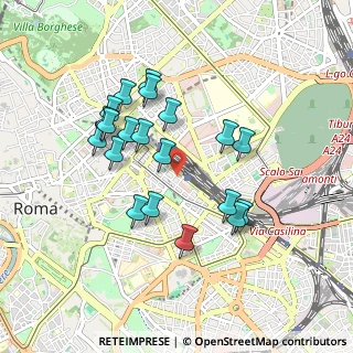 Mappa Via Turati Filippo, 00185 Roma RM, Italia (0.881)