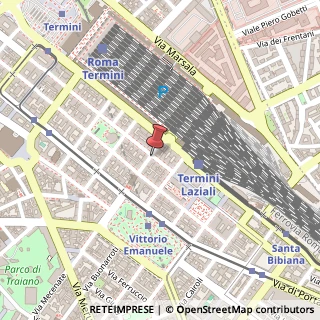 Mappa Via Filippo Turati,  133, 00185 Roma, Roma (Lazio)