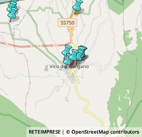 Mappa Via G. di Vagno, 71018 Vico del Gargano FG, Italia (3.028)