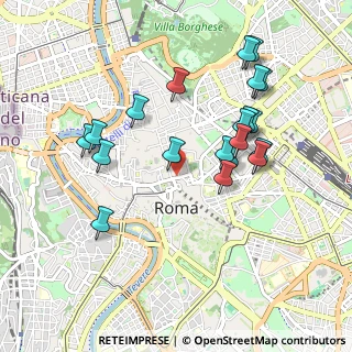 Mappa P.za Venezia, 00187 Roma RM, Italia (1.0095)