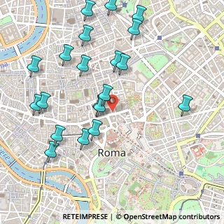 Mappa P.za Venezia, 00187 Roma RM, Italia (0.6115)