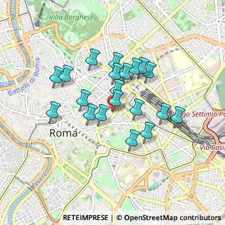 Mappa Via Caprareccia, 00184 Roma RM, Italia (0.7715)