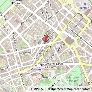 Mappa Via Panisperna, 105, 00184 Roma, Roma (Lazio)
