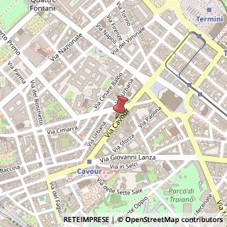 Mappa Via Cavour, 123, 00184 Roma, Roma (Lazio)