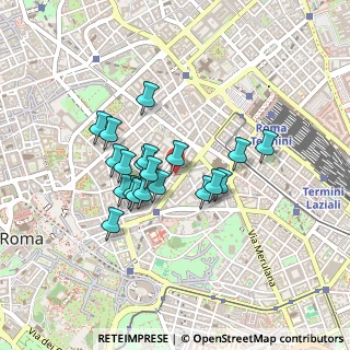 Mappa Via Caprareccia, 00184 Roma RM, Italia (0.3575)