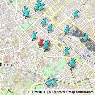 Mappa Via Cavour, 00060 Roma RM, Italia (0.625)