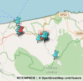 Mappa Via Michele Cilenti, 71018 Vico del Gargano FG, Italia (2.88923)