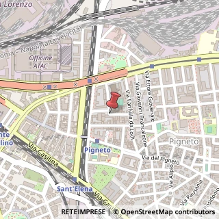 Mappa Via fortebraccio 27, 00176 Roma, Roma (Lazio)