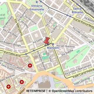 Mappa Viale Manzoni Alessandro, 13, 00185 Roma, Roma (Lazio)