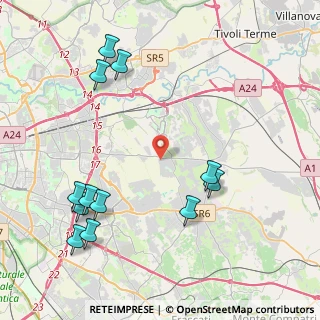 Mappa Via Montalbano Elicona, 00132 Roma RM, Italia (5.3325)