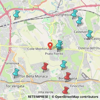 Mappa Via Montalbano Elicona, 00132 Roma RM, Italia (2.91)