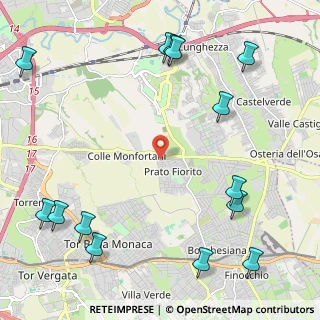 Mappa Via Montalbano Elicona, 00132 Roma RM, Italia (3.235)