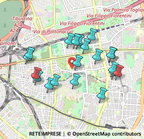 Mappa Via Torre Annunziata, 00177 Roma RM, Italia (0.911)