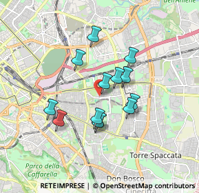 Mappa Via Teano, 00177 Roma RM, Italia (1.45385)