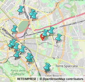 Mappa Via Teano, 00177 Roma RM, Italia (2.53529)